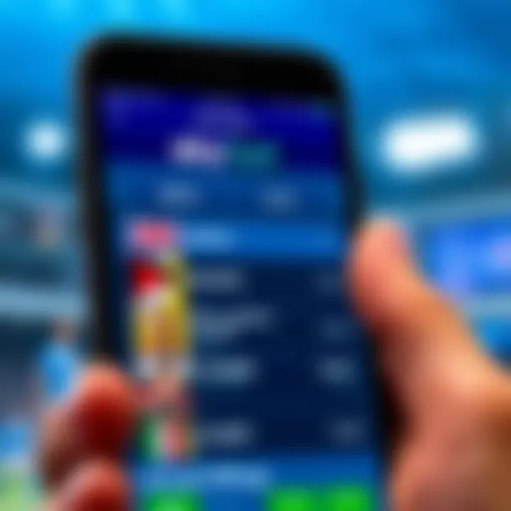 Skybet Mobile App Interface in 2013 Screenshot of the Skybet mobile app interface from 2013 showing betting options and odds