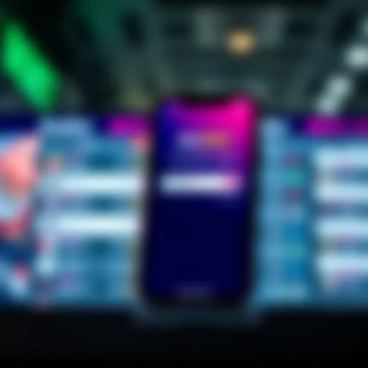 Illustration showing a smartphone screen displaying a SkyBet promotion code entry field with betting options in the background