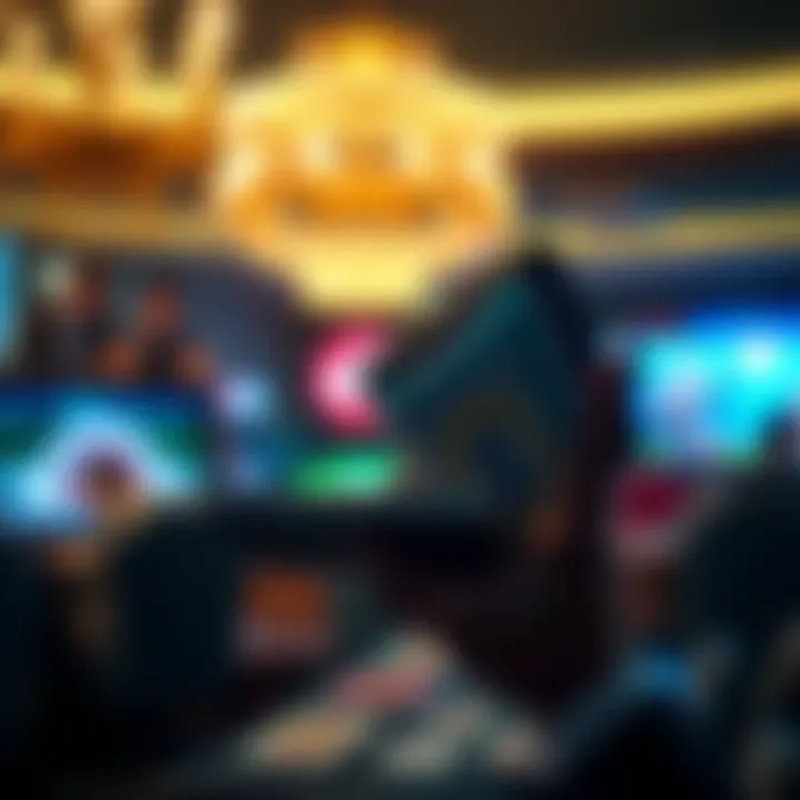 Illustration of a successful casino bonus withdrawal with cash transferring to a digital wallet