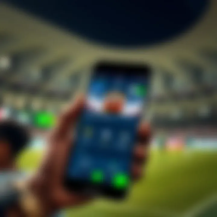 Safe and Compliant Mobile Betting in Nigeria Illustration of secure mobile betting highlighting safety features and Nigerian regulatory compliance