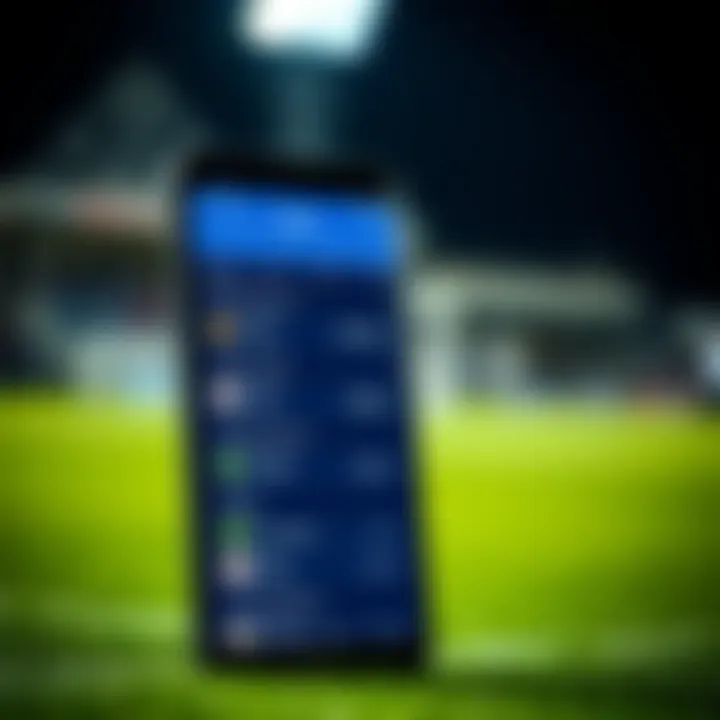 SkyBet Aviator APK Mobile Interface with Betting Options Mobile phone screen displaying SkyBet Aviator app interface showing betting options and game statistics