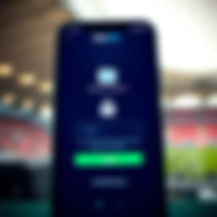 Secure Access and User Authentication on SkyBet Aviator APK Secure login screen of SkyBet Aviator app emphasizing safety features and user authentication