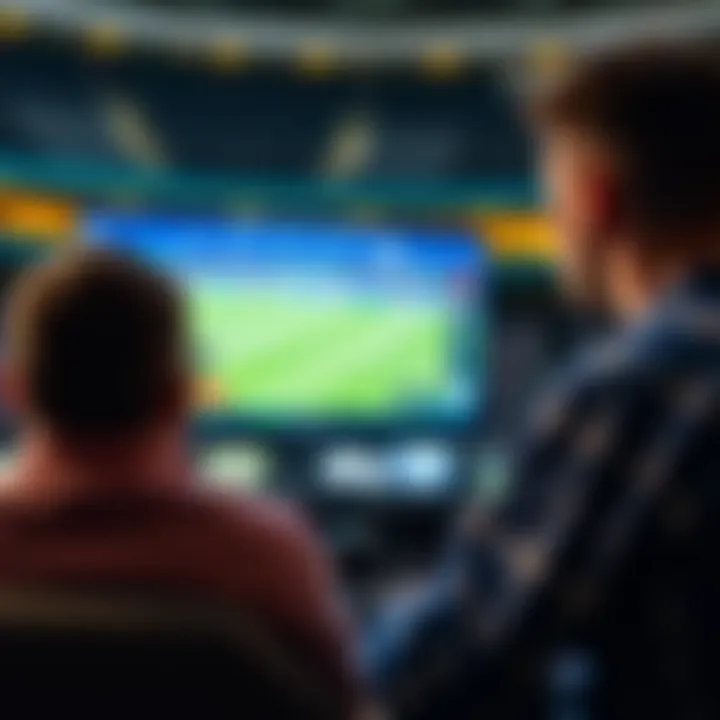 Watching Live Football on SkyBet with Betting Features in Nigeria User watching live football match on SkyBet platform with betting options visible