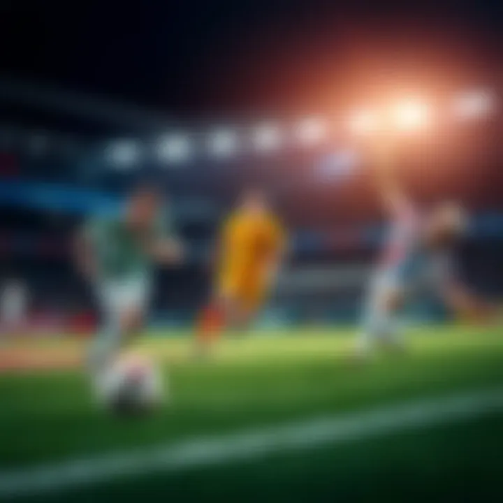 Variety of Sports Offered through SkyBet Live Streaming in Nigeria Multiple sports icons representing football, basketball, and tennis available on SkyBet live streaming