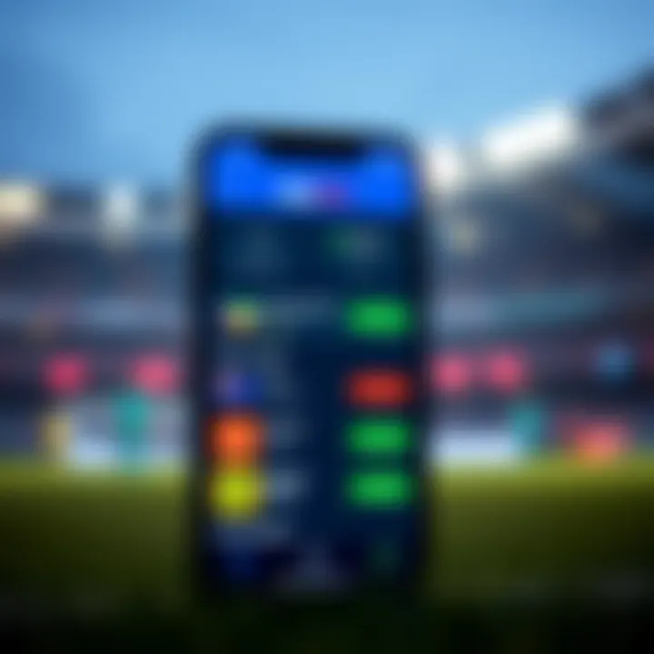 Mobile device showing SkyBet betting options and payment methods available in Nigeria