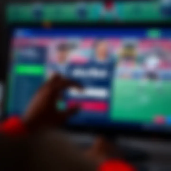 Logging into SkyBet Account in Nigeria User entering login credentials on a sports betting platform