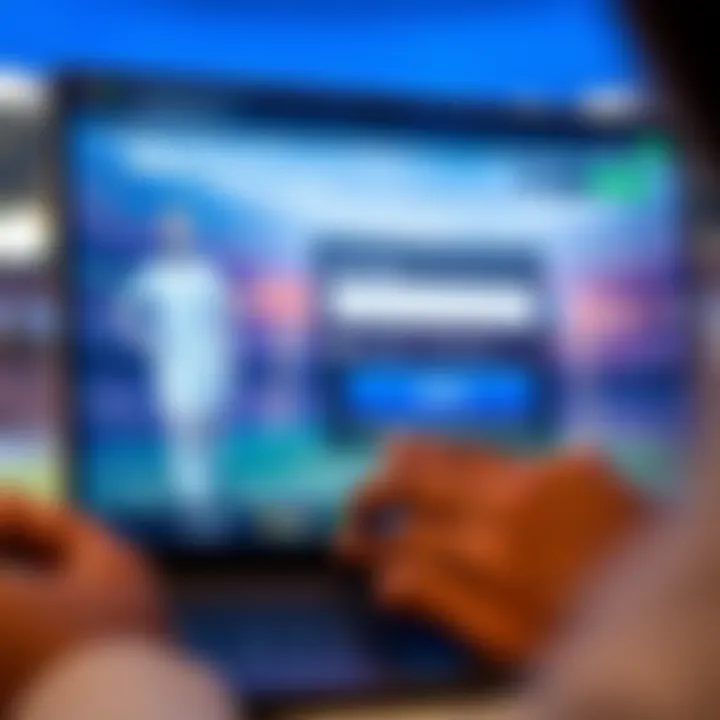 User entering login credentials on SkyBet website interface in Nigeria