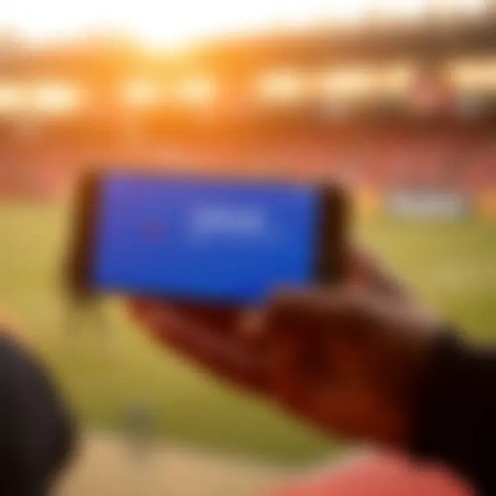 Mobile phone displaying installation confirmation for SkyBet Partners APK