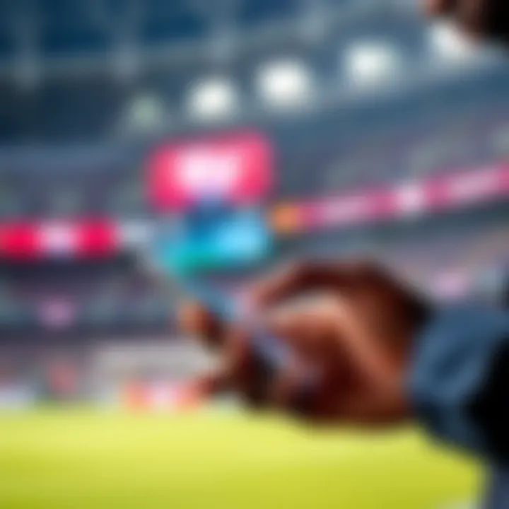 User sending SMS to SkyBet to start betting easily on mobile