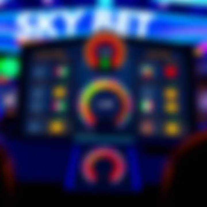 SkyBet JetX Gameplay Interface with Betting Options SkyBet JetX game interface showing dynamic betting options and multiplier meter