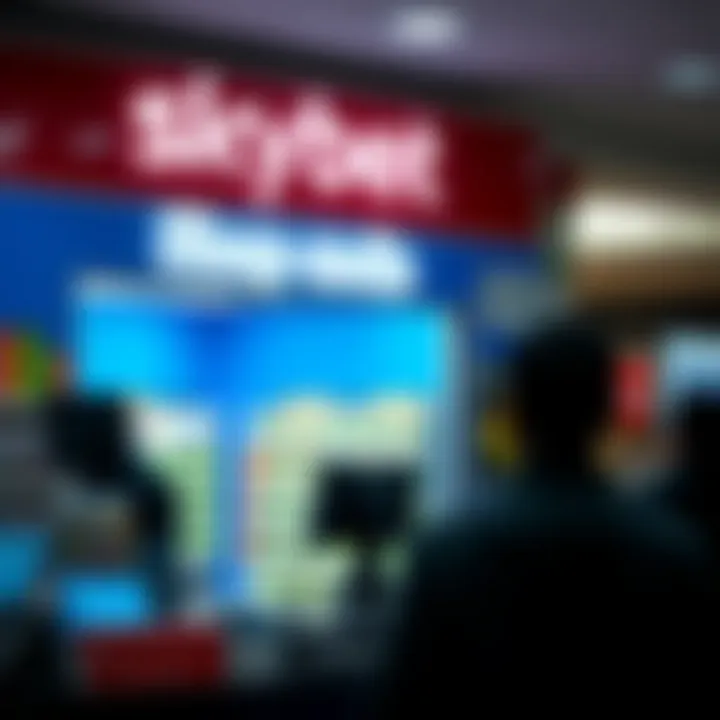Skybet Retail Outlet Displaying Shop Code for Betting Transactions Skybet retail shop with visible shop code at the counter in Nigeria
