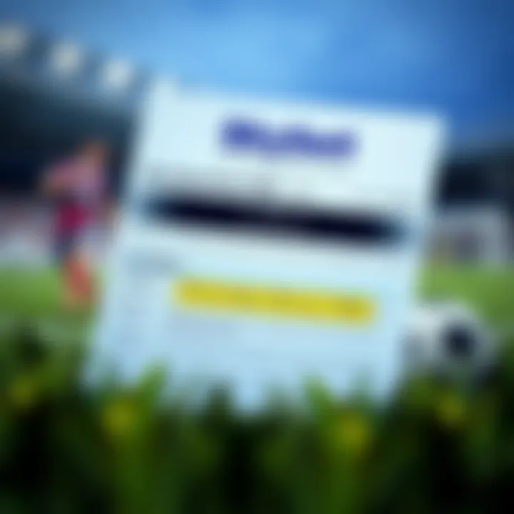 Skybet Football Betting Slip Featuring Thursday Bonus Offer Illustration showing a football betting slip with highlighted Thursday bonus offer