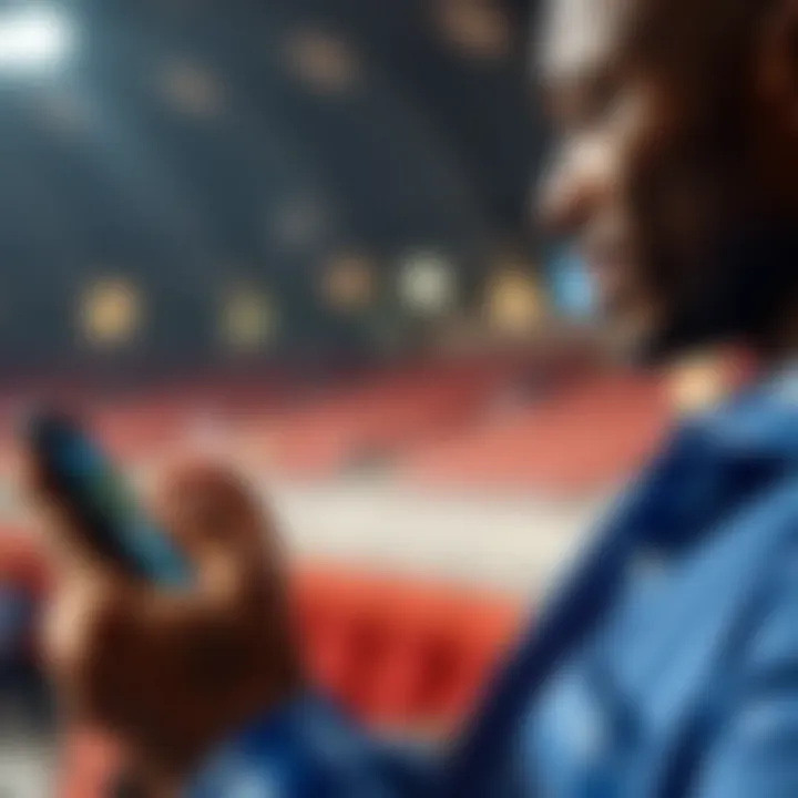 Nigerian Punter Claiming Skybet Thursday Bonus on Mobile Device Visual representation of a Nigerian bettor using a mobile device to claim the Skybet Thursday bonus
