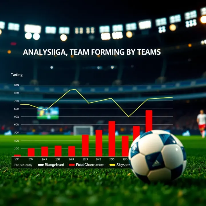 Graph showing Bundesliga team form trends and key player performance indicators