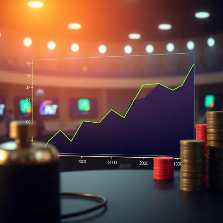 Graph showing economic impact of online betting platforms in Nigerian market