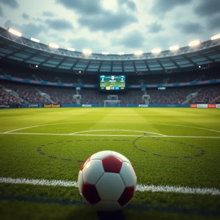 Football Tactics and Betting Odds for La Liga Matches Football pitch with tactical markings and betting odds overlay