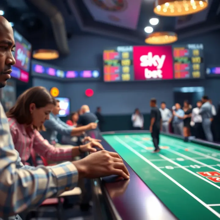 Secure payment methods and bonus offers available for Nigerian players on SkyBet live dealer platform