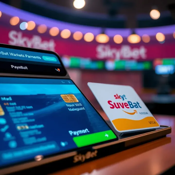Visual presentation of payment methods and promotions available on SkyBet Markets tailored for Nigerian bettors