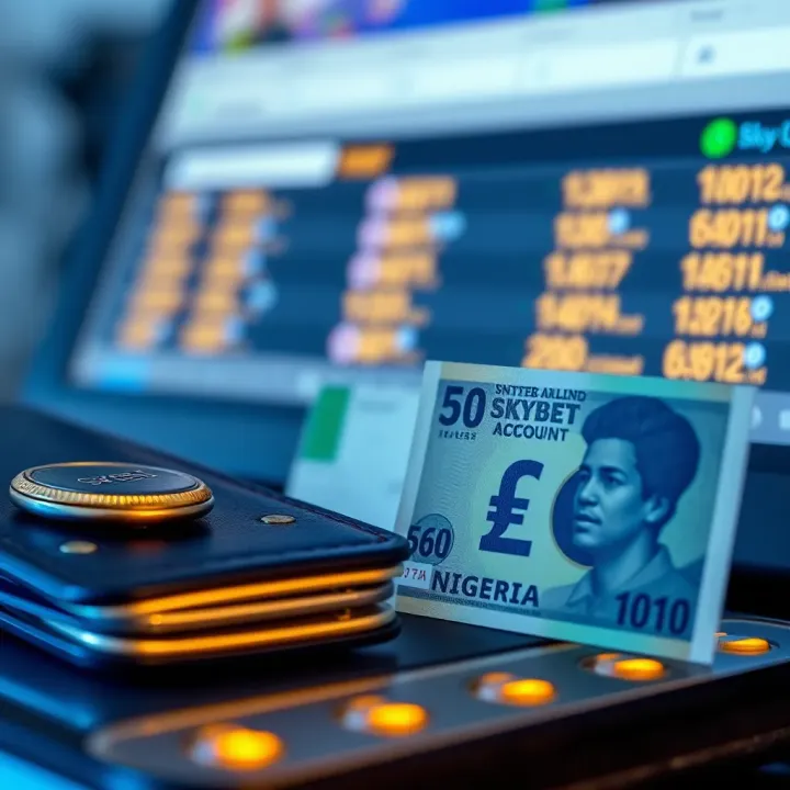 Funding and Verifying Skybet Account in Nigerian Naira View of a digital wallet and Nigerian Naira currency symbol representing secure funding options