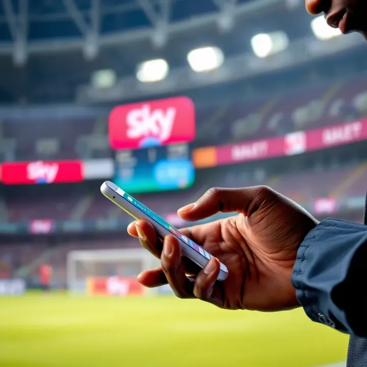 Begin Betting on SkyBet Using SMS in Nigeria User sending SMS to SkyBet to start betting easily on mobile