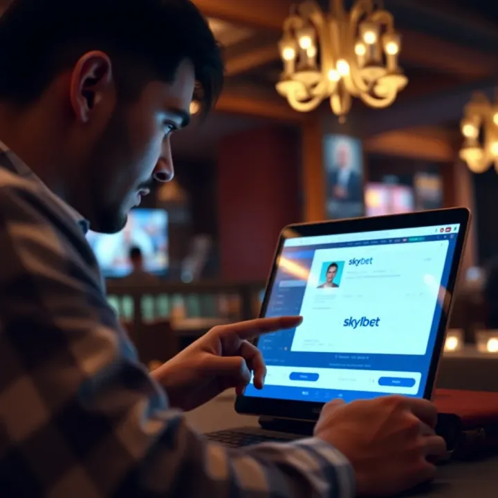 User verifying their SkyBet account through secure online identification