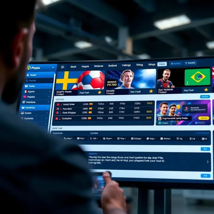 User interface showcasing the SkyBet old version with a clean and simple betting layout