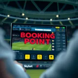 Illustration showing the concept of booking points within an online betting platform interface