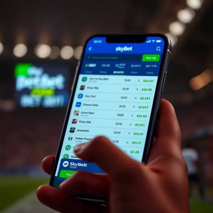 Visual guide showing the redemption and management of SkyBet betslip codes in a betting app interface