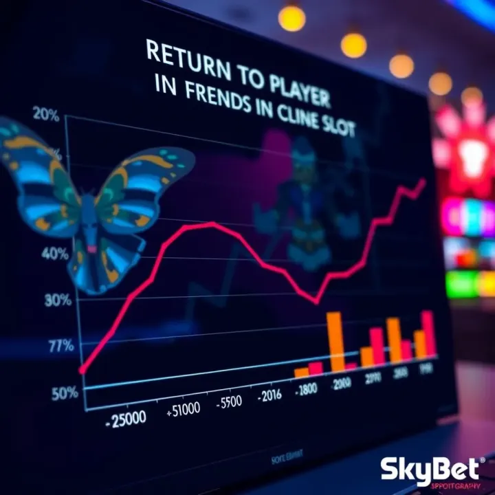 Graph illustrating Return to Player percentage trends in popular online slot games