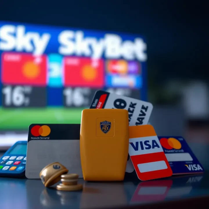 Visual representation of various funding methods available for SkyBet e-wallet users in Nigeria