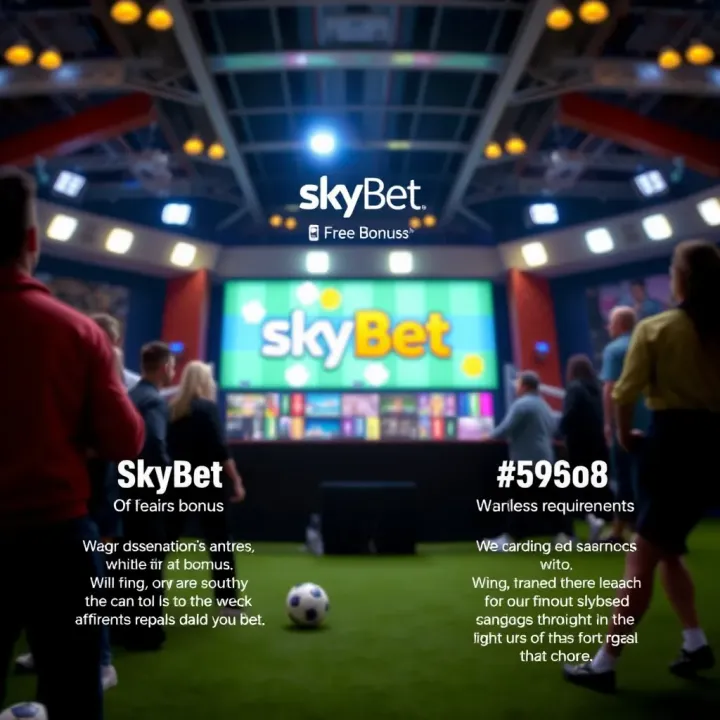 Diagram illustrating SkyBet welcome bonus eligibility and wagering requirements