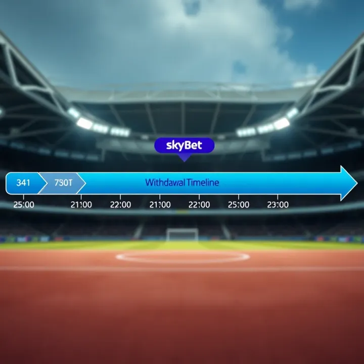 SkyBet Withdrawal Timeline Overview Timeline illustrating payout stages for SkyBet withdrawals